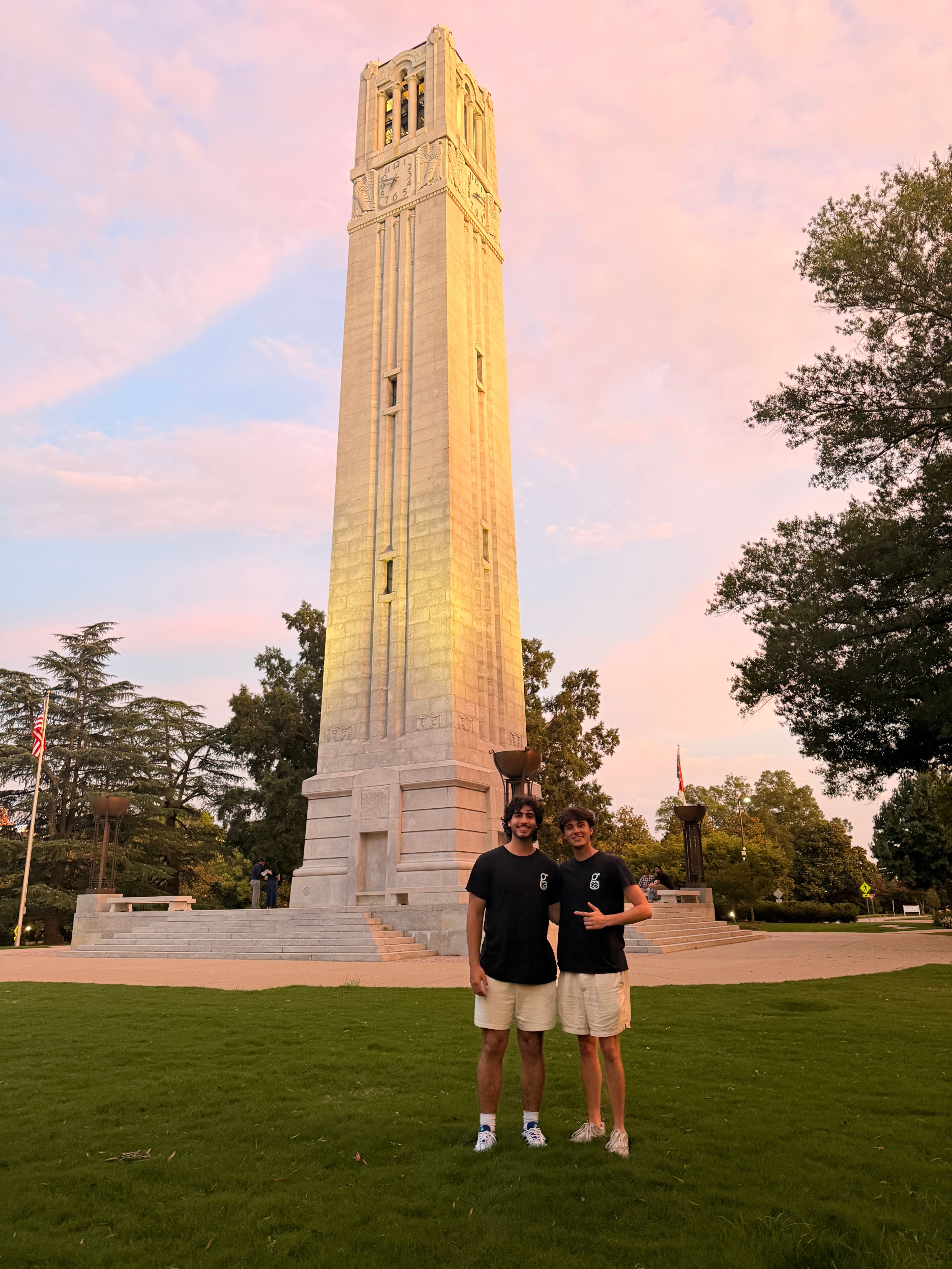 Memorial Belltower at Sunset